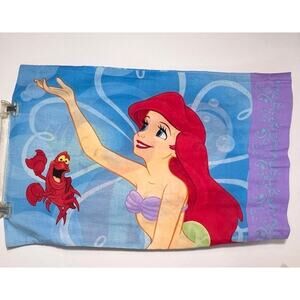 Vintage Disney Princess Little Mermaid Ariel Sebastian pillowcase Standard Size